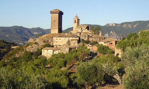 Arquitectura románica defensiva en Huesca: el Castillo de Abizanda.