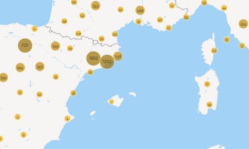 El proyecto ‘Petrifying Wealth’ publica en abierto un visor cartográfico de construcciones medievales, que recoge más de 17.000 edificios.